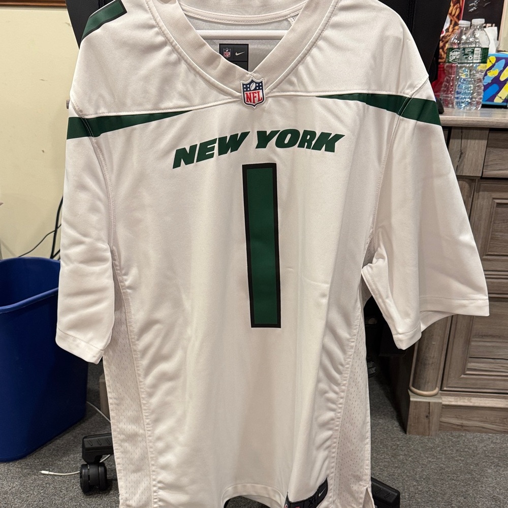 JETS Ahmad Sauce Gardner Nike White Jersey